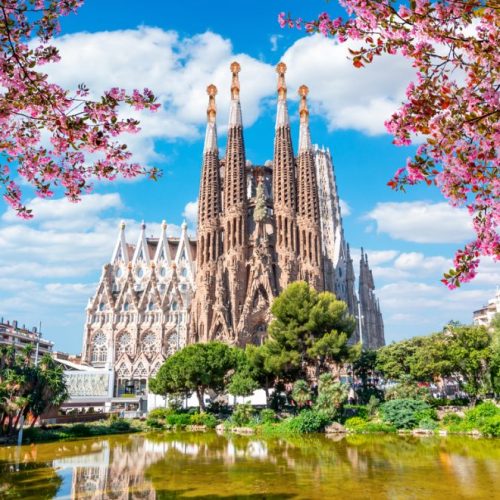 Sagrada Familia basilica in Barcelona