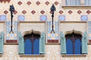 Facade of Casa Amatller on Barcelona architecture walking tour