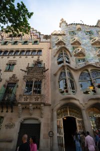 Gaudi architecture during Barcelona Architecture tour