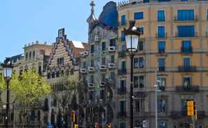 Passeig de Gracia on Barcelona walking tour