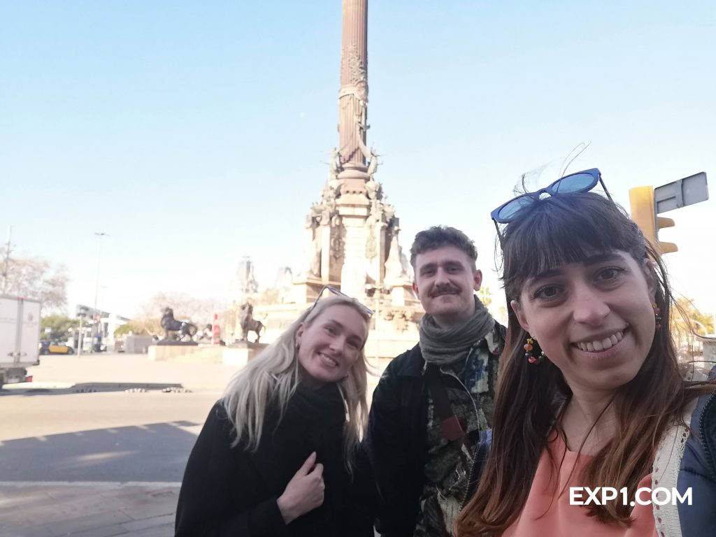 Group photo Raval Walking Tour on 10 February 2022 with Cristina