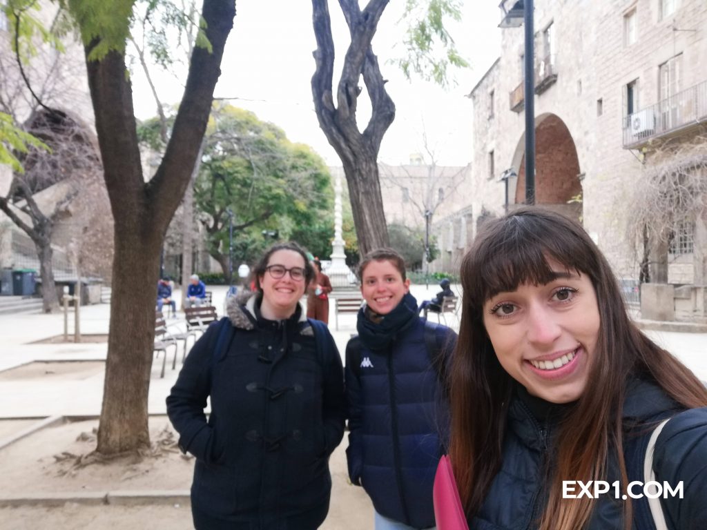 Group photo Raval Walking Tour on 12 February 2022 with Cristina