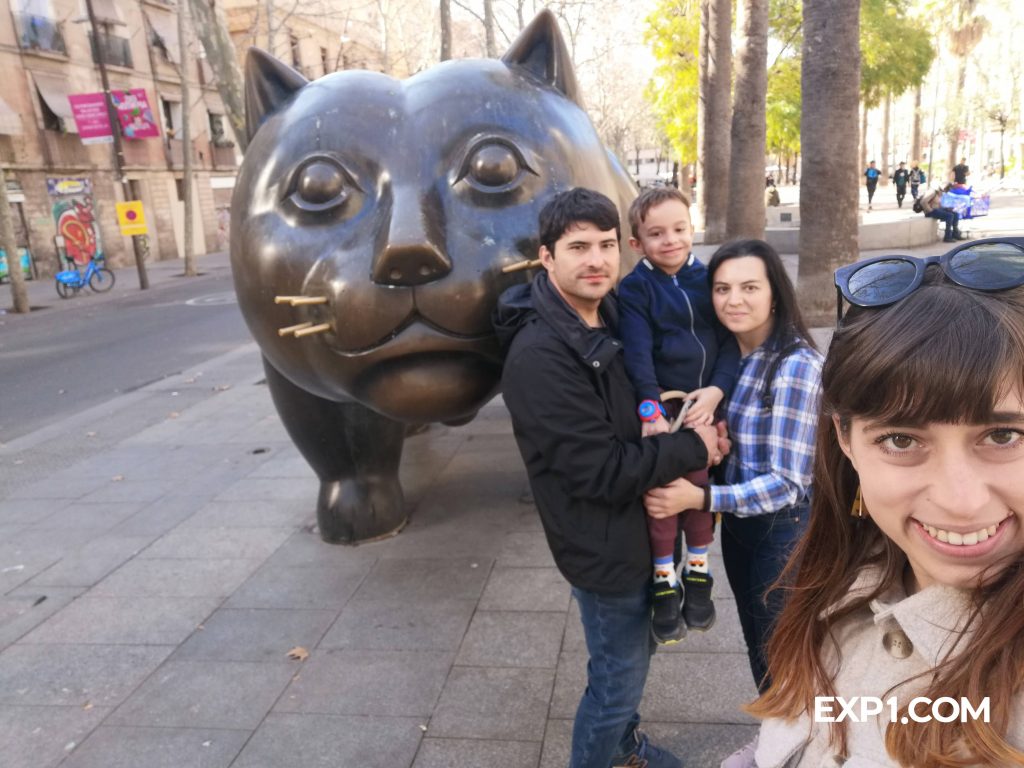 Group photo Raval Walking Tour on 21 February 2022 with Cristina