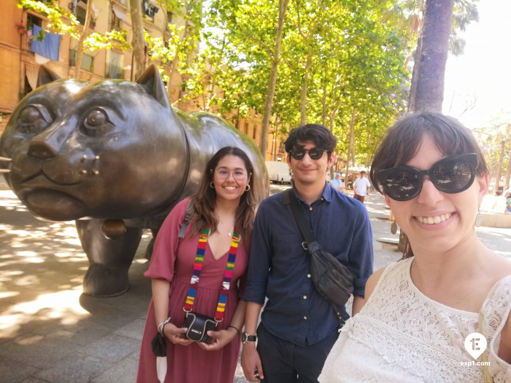 Group photo Raval Walking Tour on 7 June 2022 with Cristina