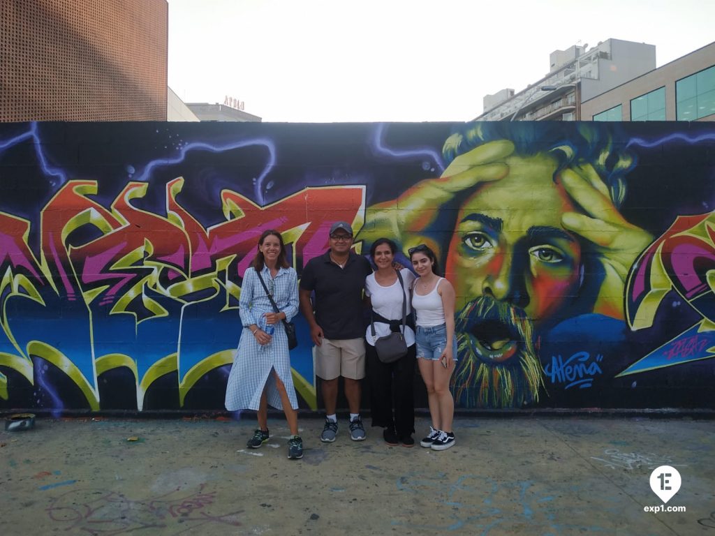 Group photo Raval Walking Tour on 8 July 2022 with Marta