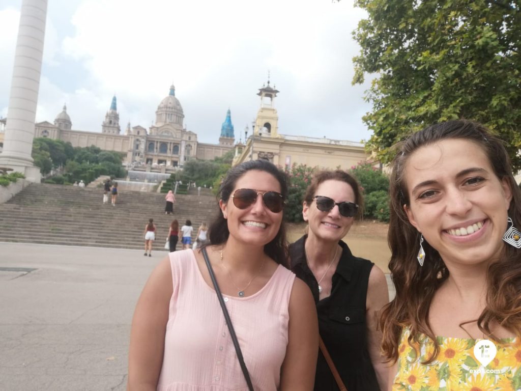 Group photo Montjuic Tour on 2 September 2022 with Cristina