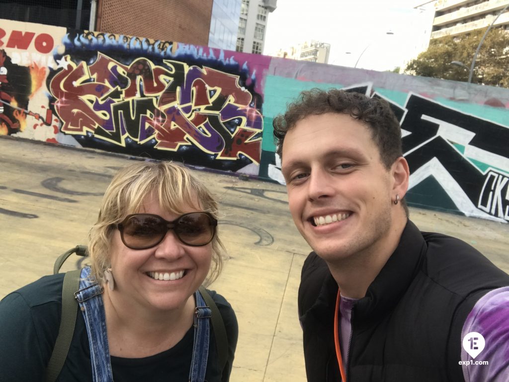 Group photo Raval Walking Tour on 9 November 2022 with Eoghan