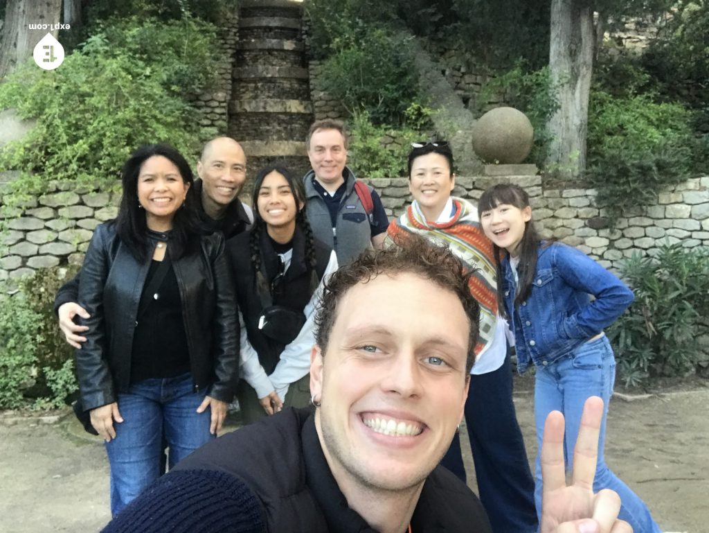 Group photo Montjuic Tour on 23 November 2022 with Eoghan