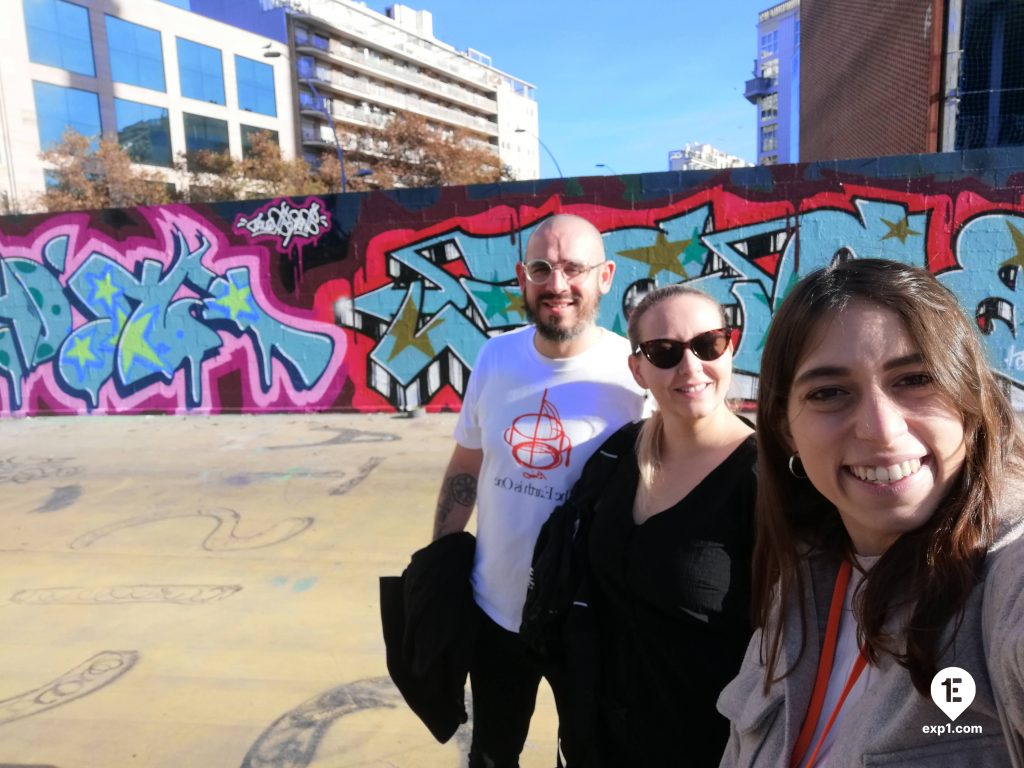 Group photo Raval Walking Tour on 23 December 2022 with Cristina