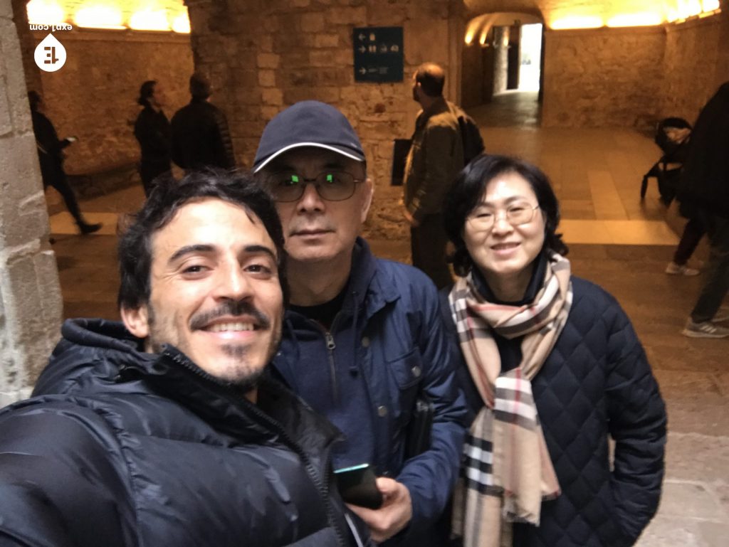 Group photo Picasso in Barcelona Walking Tour on 13 January 2023 with Carlos