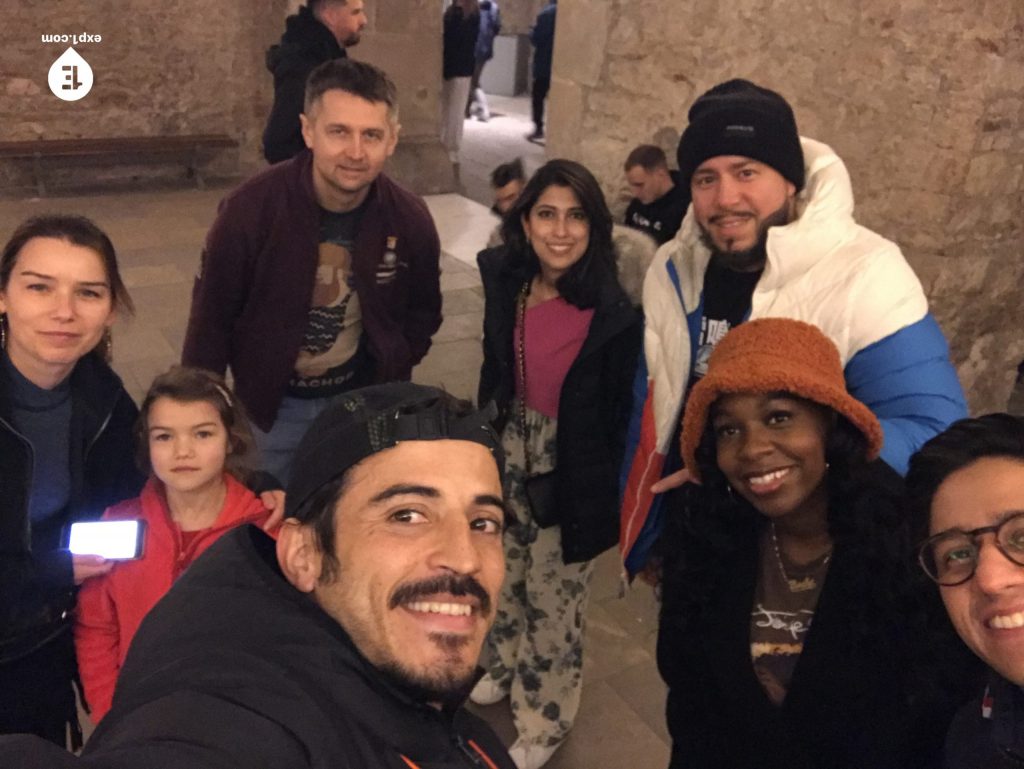 Group photo Picasso in Barcelona Walking Tour on 14 February 2023 with Carlos