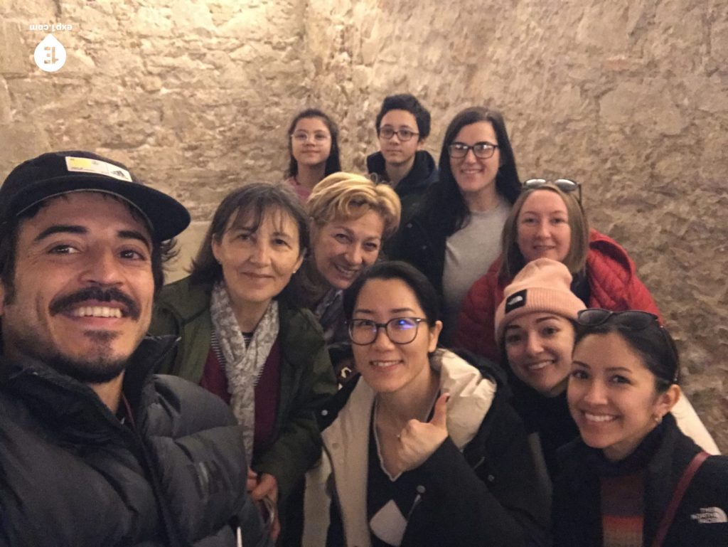 Group photo Picasso in Barcelona Walking Tour on 15 February 2023 with Carlos