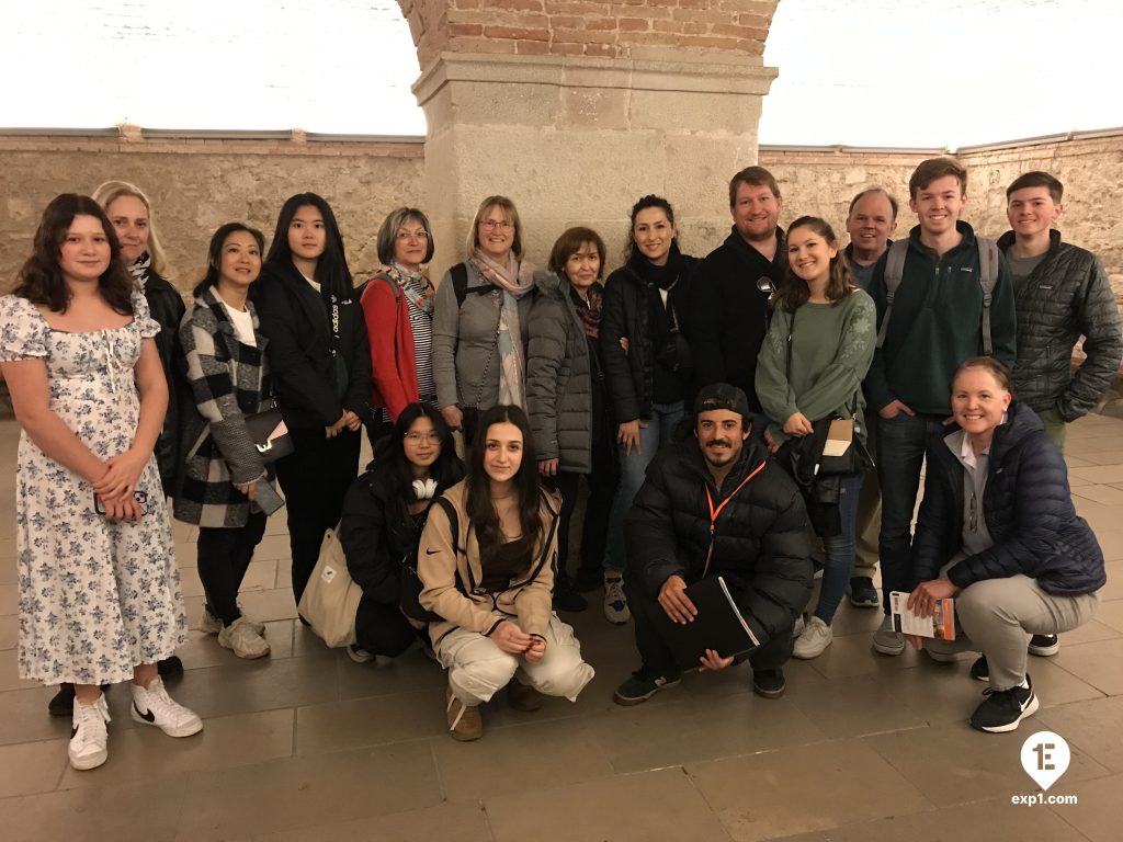 Group photo Picasso in Barcelona Walking Tour on 22 February 2023 with Carlos