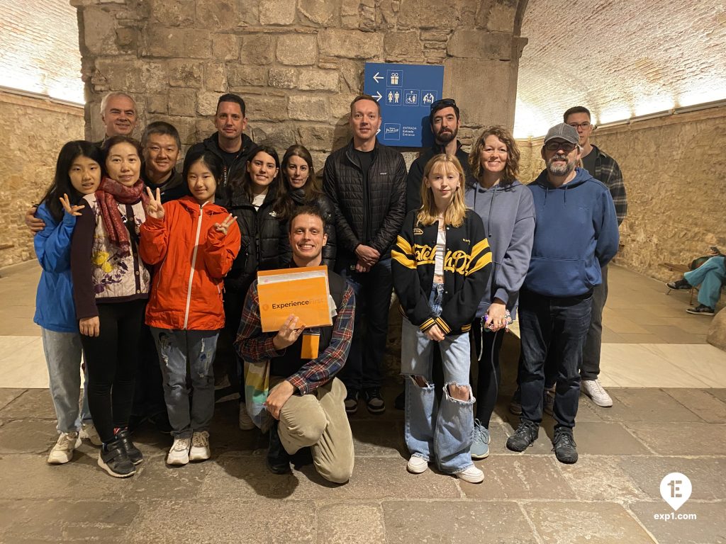 Group photo Picasso in Barcelona Walking Tour on 22 February 2023 with Eoghan