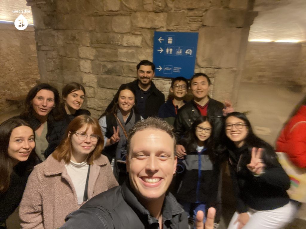 Group photo Picasso in Barcelona Walking Tour on 24 February 2023 with Eoghan