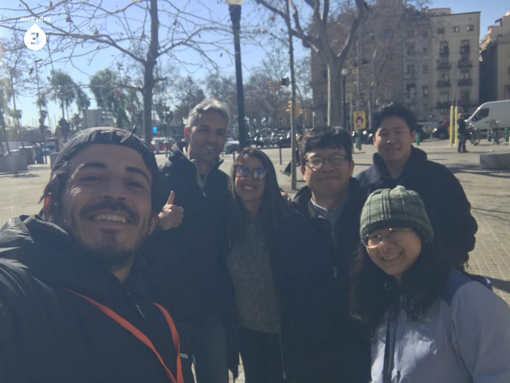 Group photo Picasso in Barcelona Walking Tour on 1 March 2023 with Carlos