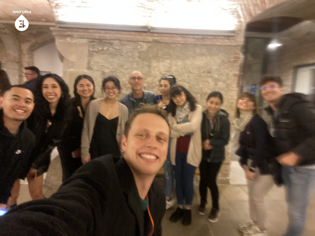 Group photo Picasso in Barcelona Walking Tour on 9 March 2023 with Eoghan