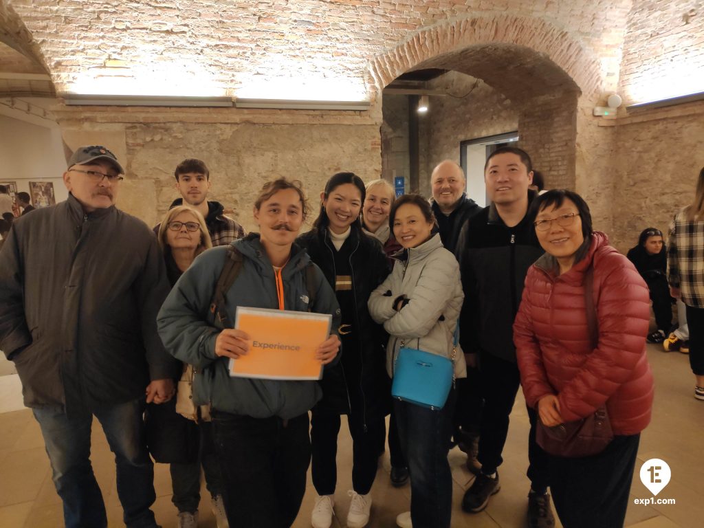 Group photo Picasso in Barcelona Walking Tour on 2 March 2023 with Thomas