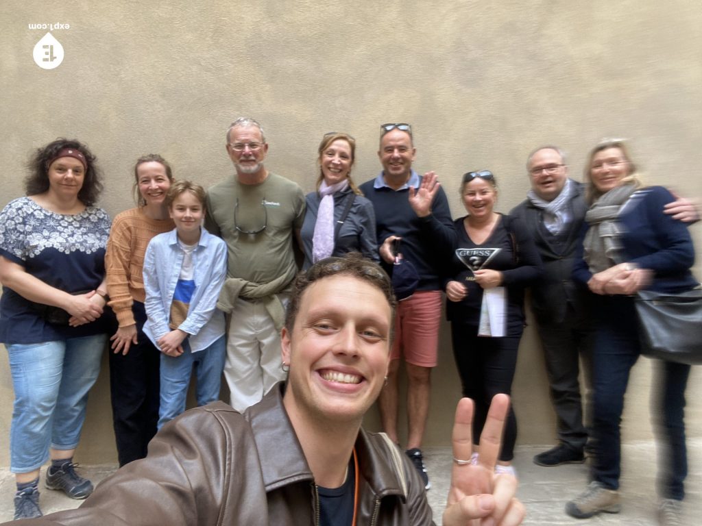 Group photo Picasso in Barcelona Walking Tour on 11 March 2023 with Eoghan