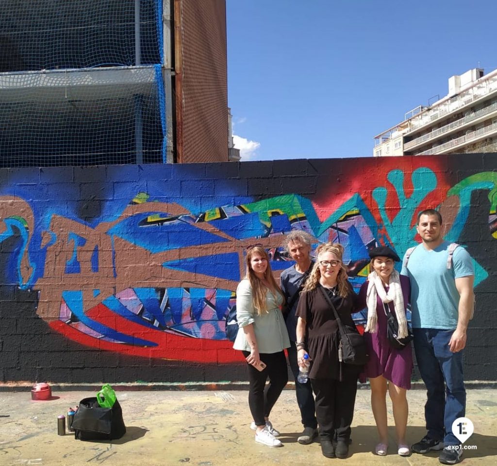 Group photo Raval Walking Tour on 26 March 2023 with Marta