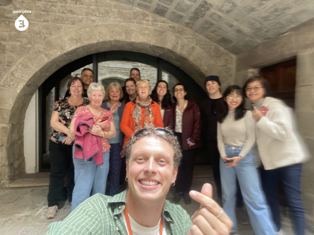 Group photo Picasso in Barcelona Walking Tour on 18 April 2023 with Eoghan