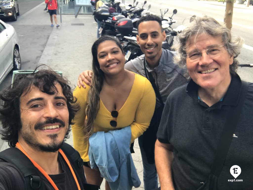 Group photo Barcelona Architecture Walking Tour on 22 May 2023 with Carlos