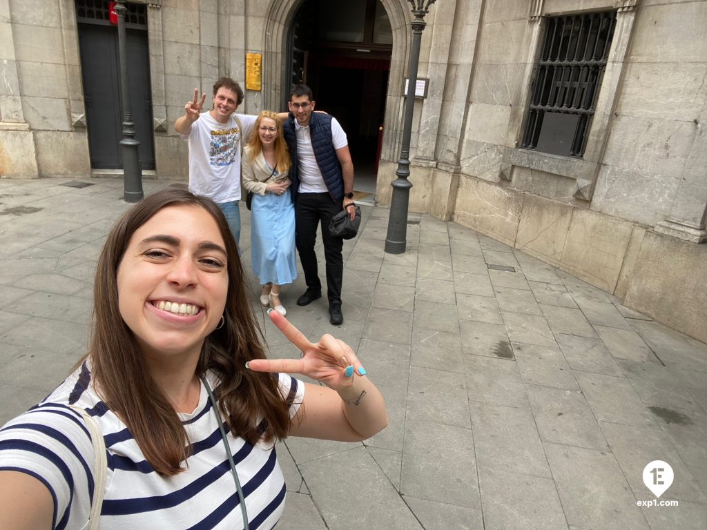 Group photo Wax Museum Guided Tour on 1 June 2023 with Eoghan