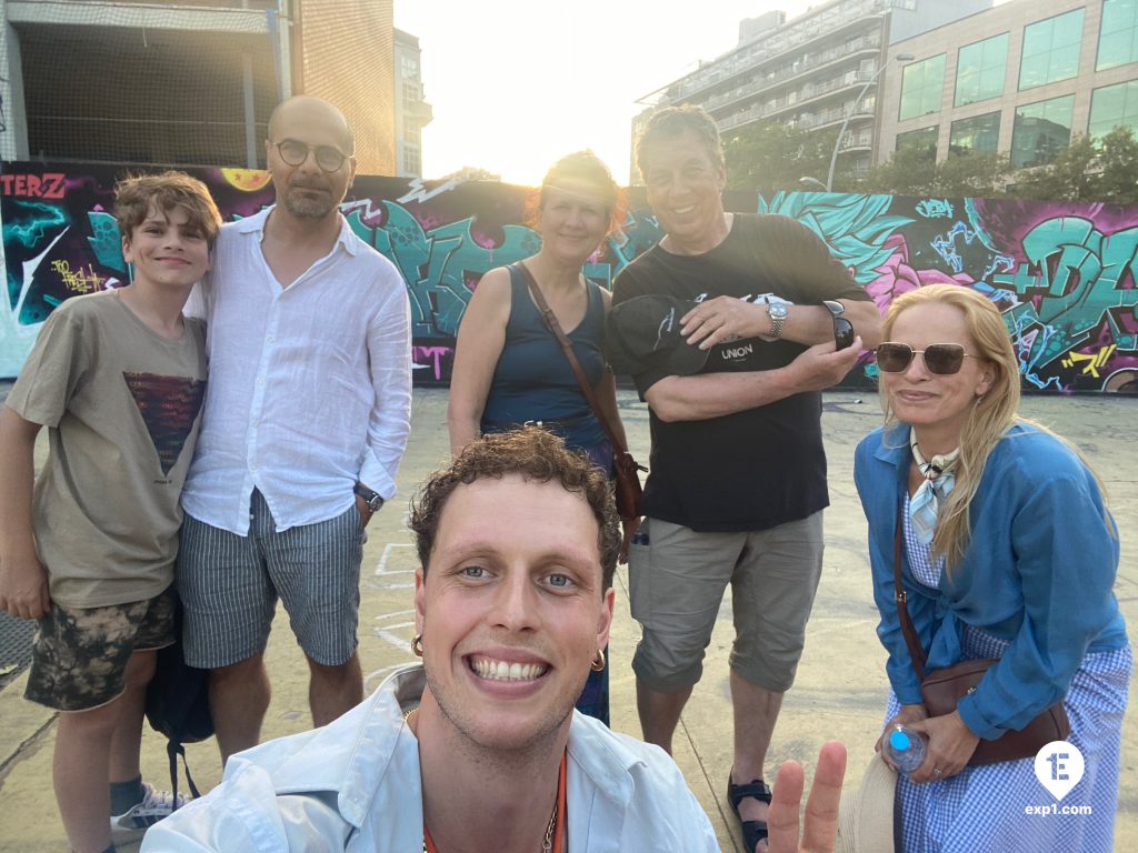 Group photo Raval Walking Tour on 14 June 2023 with Eoghan