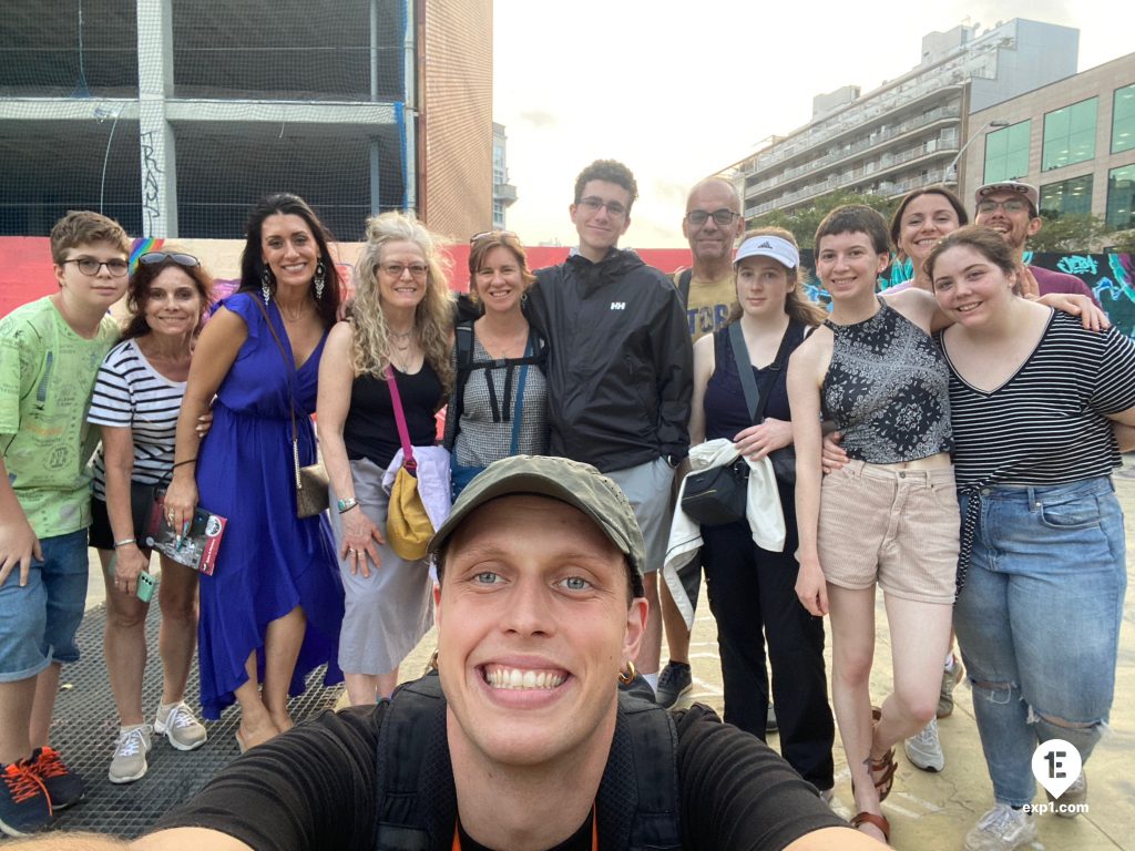 Group photo Raval Walking Tour on 21 June 2023 with Eoghan