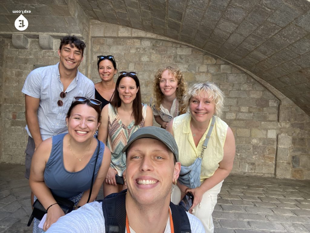 Group photo Picasso in Barcelona Walking Tour on 23 June 2023 with Eoghan