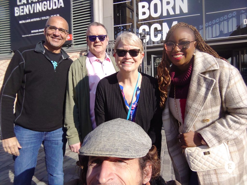 Group photo Barcelona Ancient Markets Walking Tour on Dec 30, 2023 with Nicholas