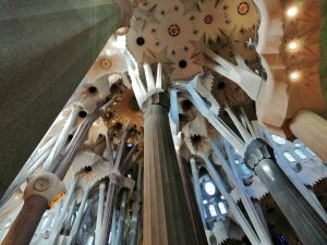 inside sagrada familia