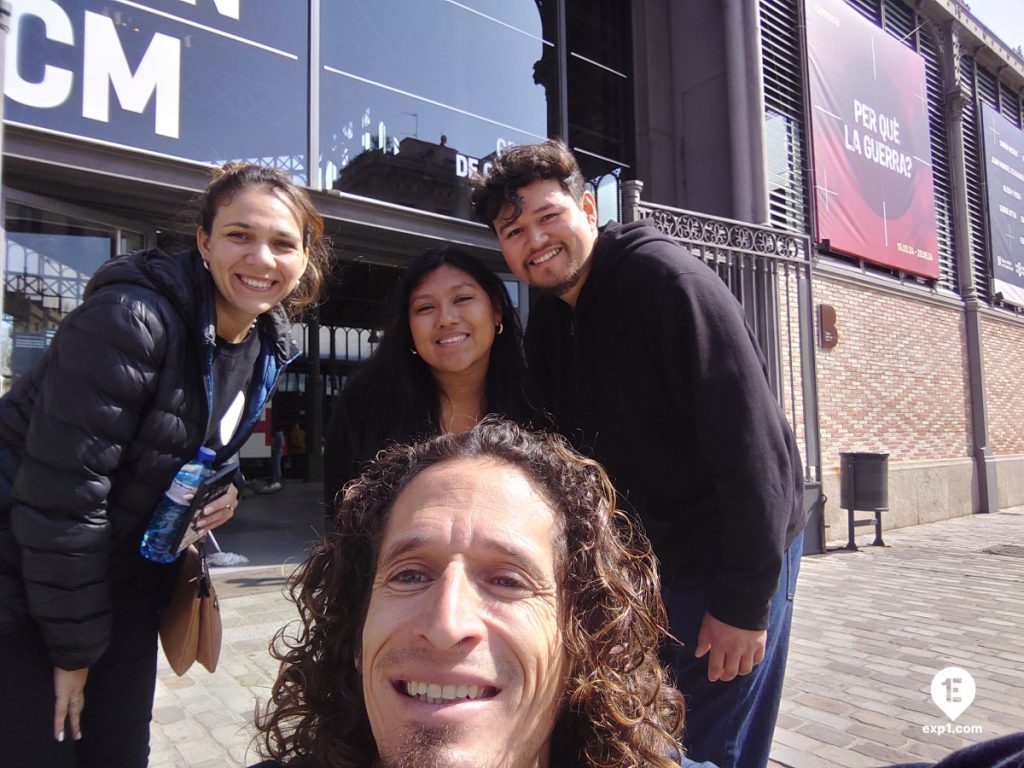 Group photo Barcelona Ancient Markets Walking Tour on Mar 15, 2024 with Nicholas