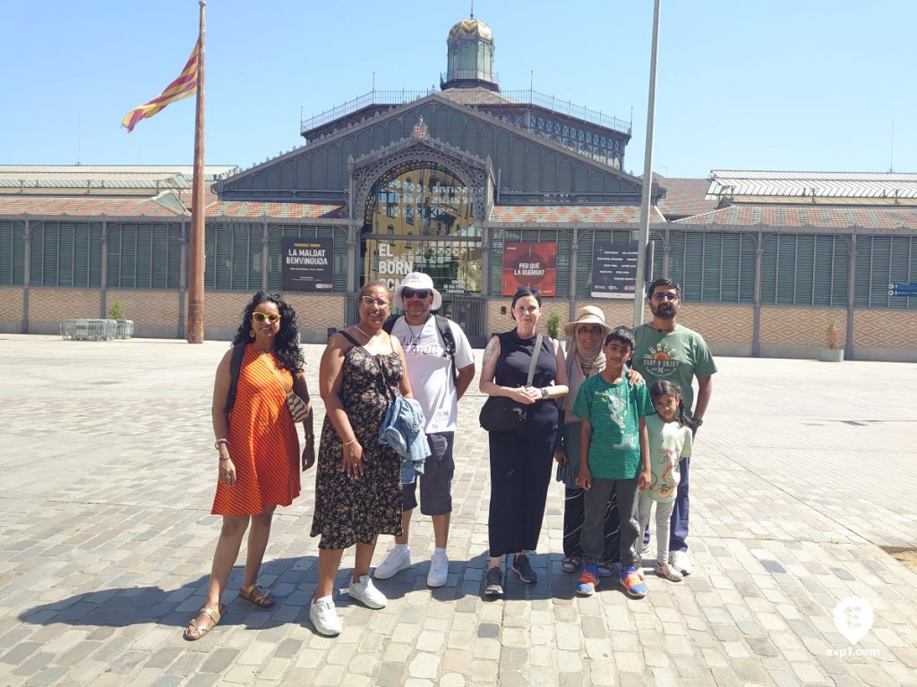 Group photo Barcelona Ancient Markets Walking Tour on Jul 24, 2024 with Nicholas