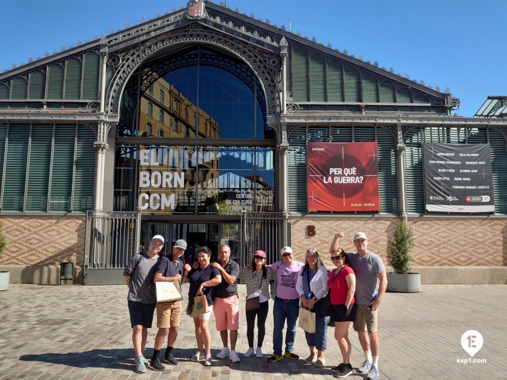 Group photo Barcelona Ancient Markets Walking Tour on Sep 28, 2024 with Nicholas