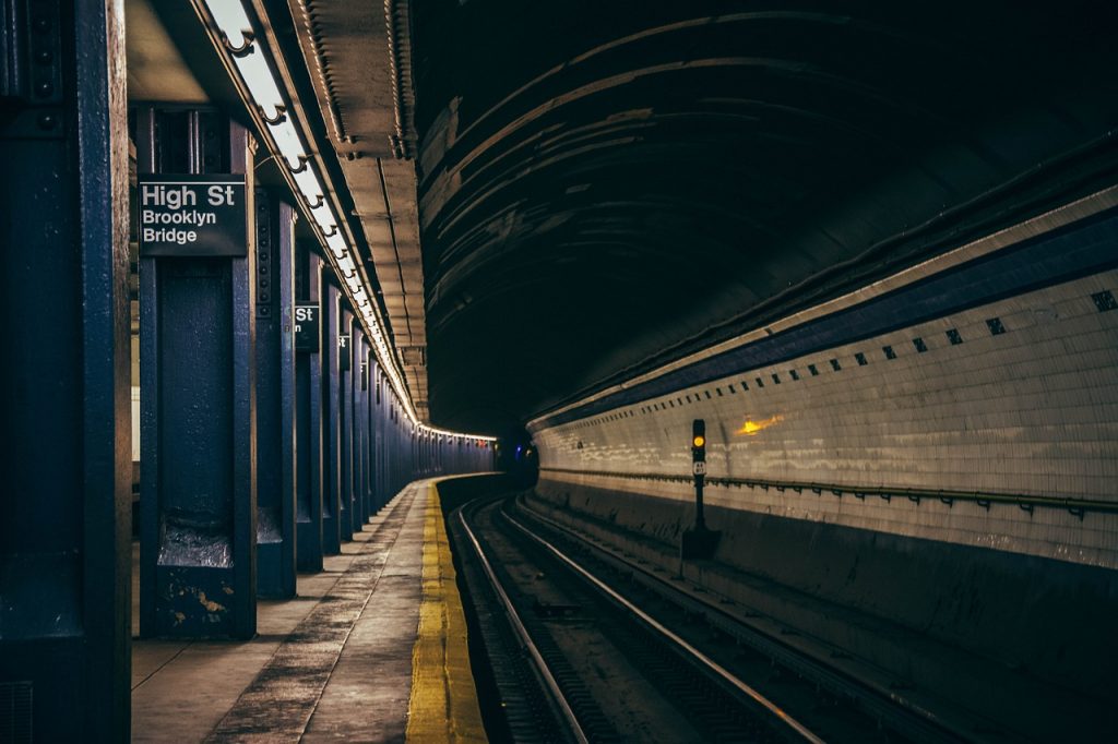 Subway station in New York City