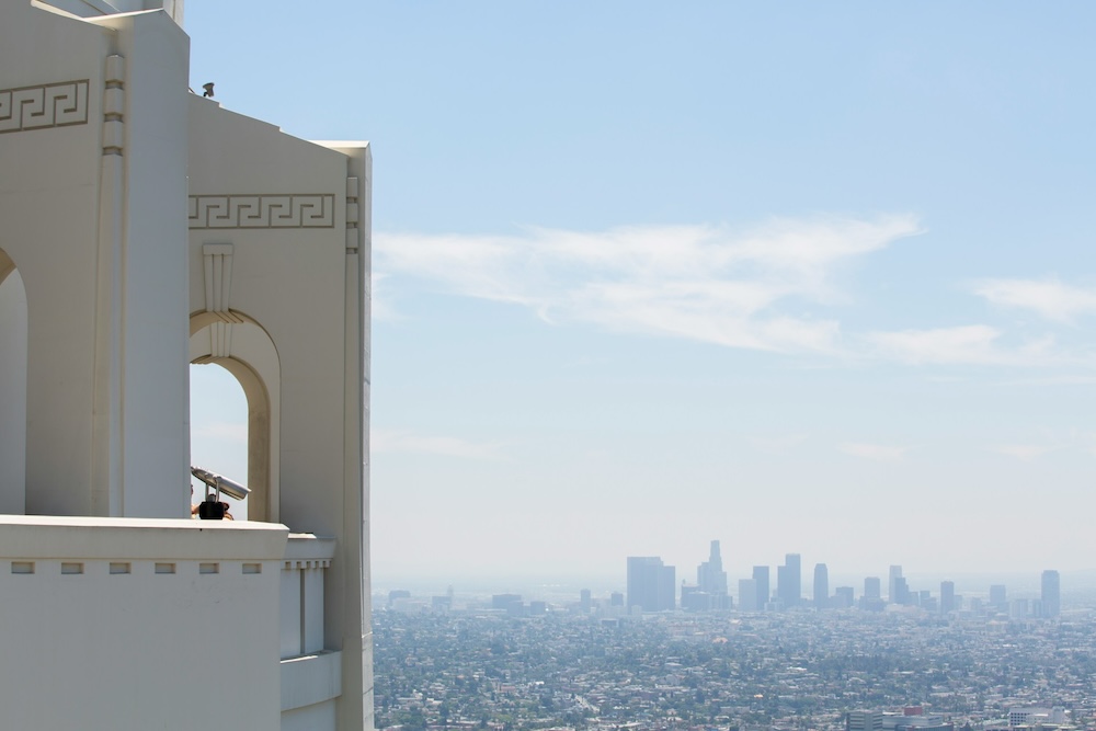 View from the Griffith Observatory in LA