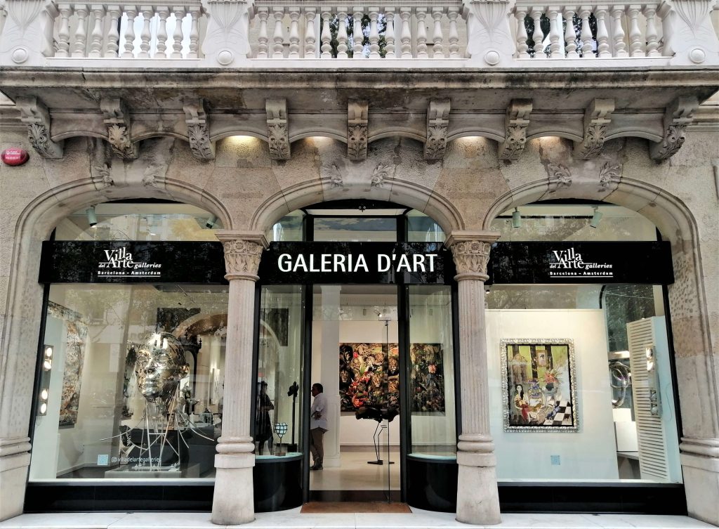 Villa del Arte Art Gallery, Passeig de Gràcia, Barcelona