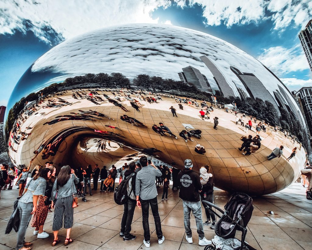 Cloud Gate in Chicago during the daytime