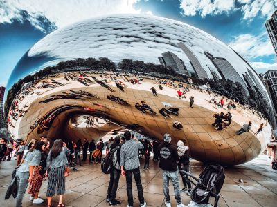 Cloud Gate in Chicago during the daytime