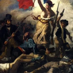 Liberty Leading the People on Display at the Louvre Museum