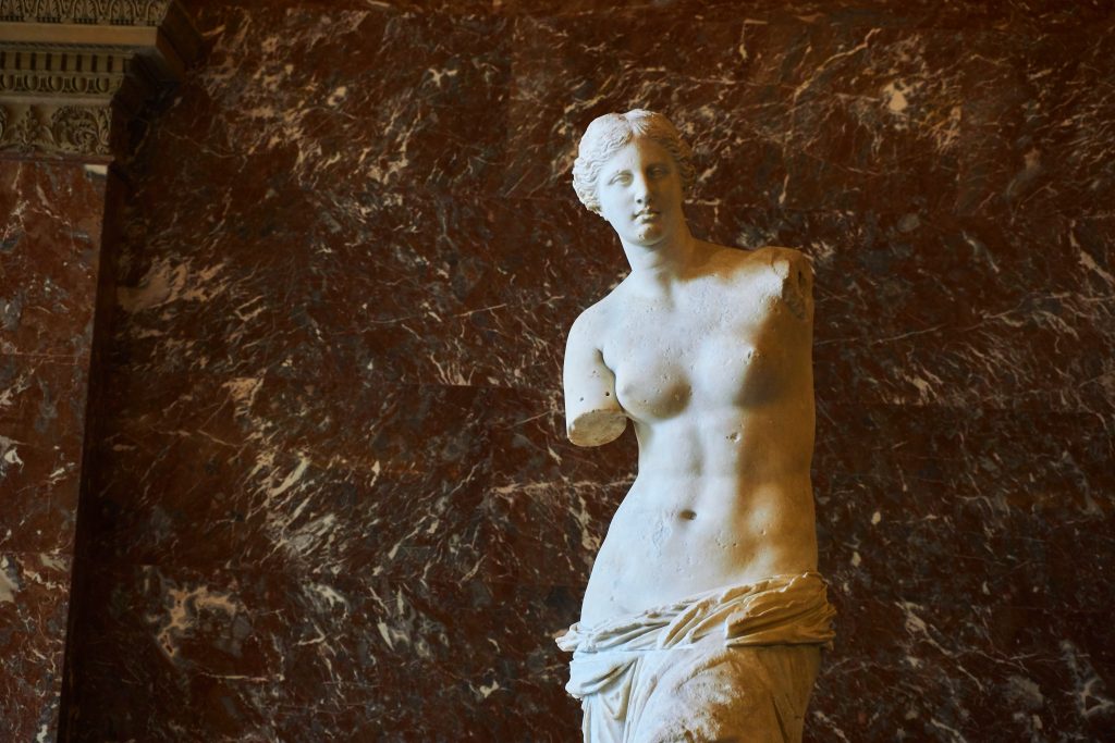 The Venus de Milo sculpture in the Louvre