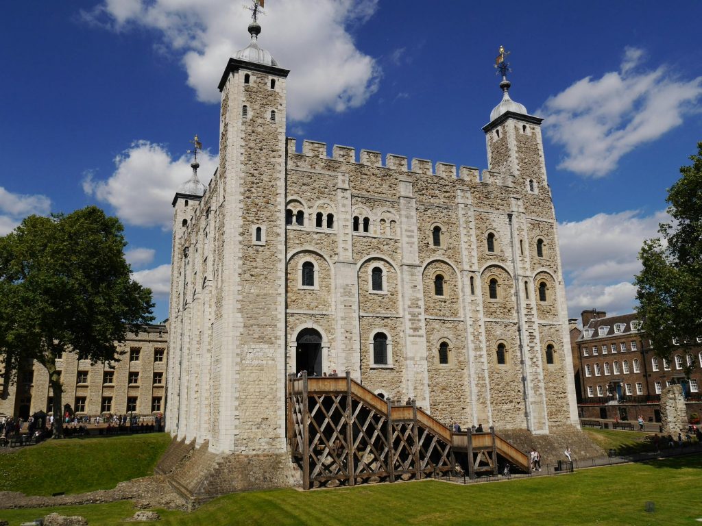 White Tower in Tower of London UK