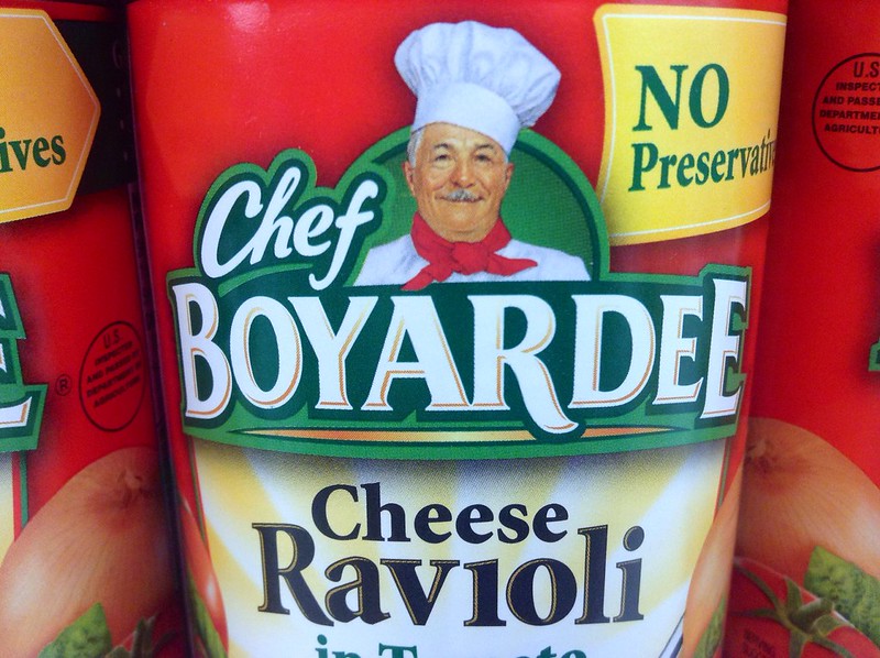 Chef Boyardee packaging