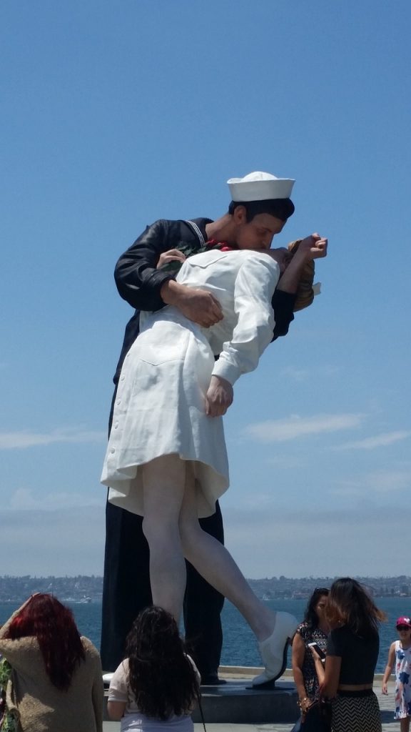 Embracing Peace statue in San Diego