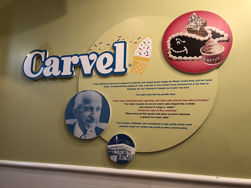 Interior wall of the Carvel along Denow Road in Hopewell Township, Mercer County, New Jersey