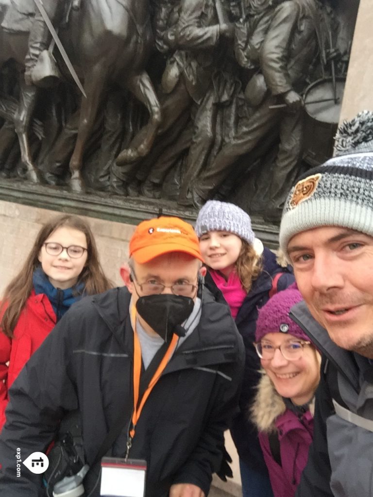 Group photo Haunted Boston Walking Tour on 21 February 2023 with Ben