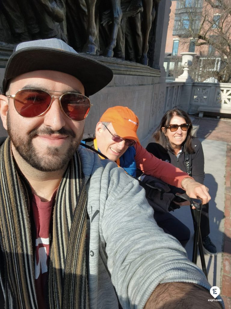 Group photo Haunted Boston Walking Tour on 21 March 2023 with Ben