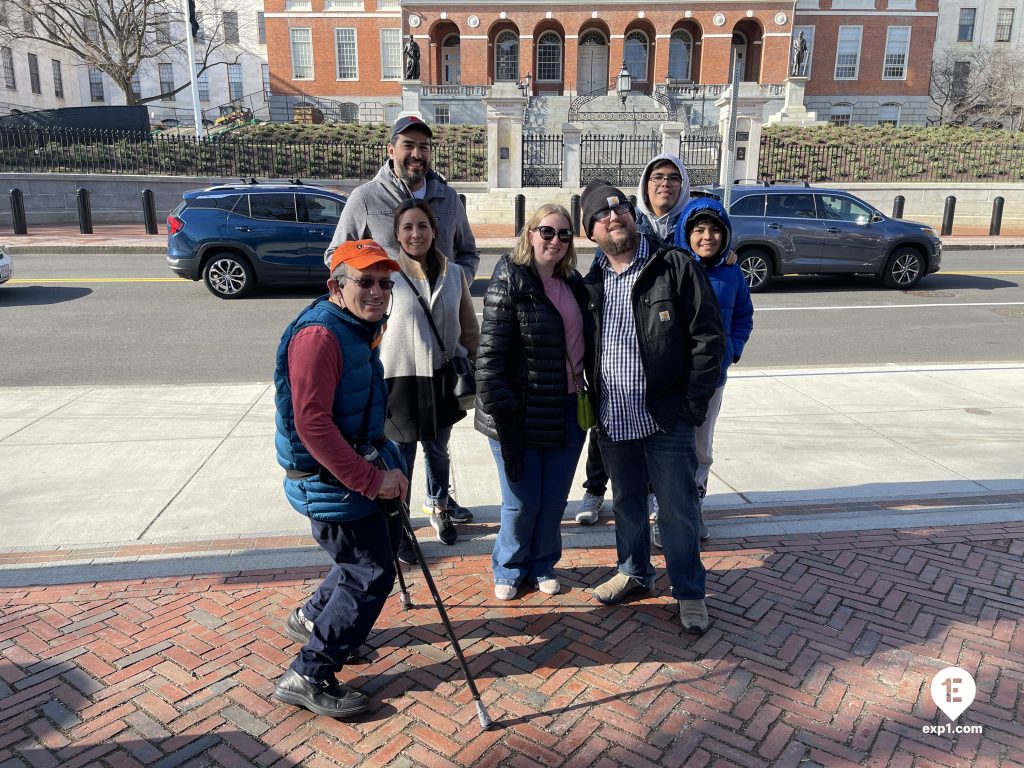 Group photo Haunted Boston Walking Tour on 29 March 2023 with Vladimir