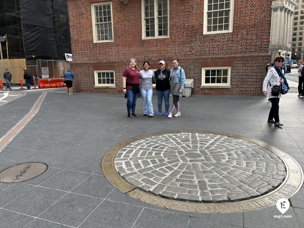 Group photo Haunted Boston Walking Tour on 12 April 2023 with Vladimir